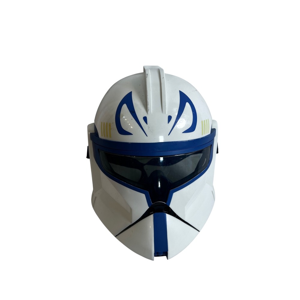 Star Wars Captain Rex Mask OS White Blue Clone Trooper Costume Kids
